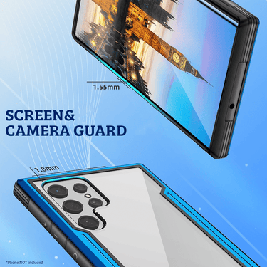 Samsung Galaxy S22 Plus Compatible With Premium Shield Shockproof Heavy Duty Armor - Iridescent